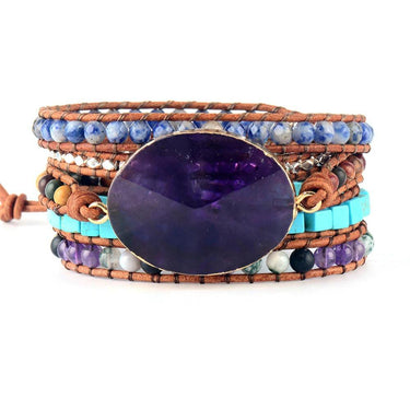 The Prosperity Amethyst Wrap Bracelet-Your Soul Place